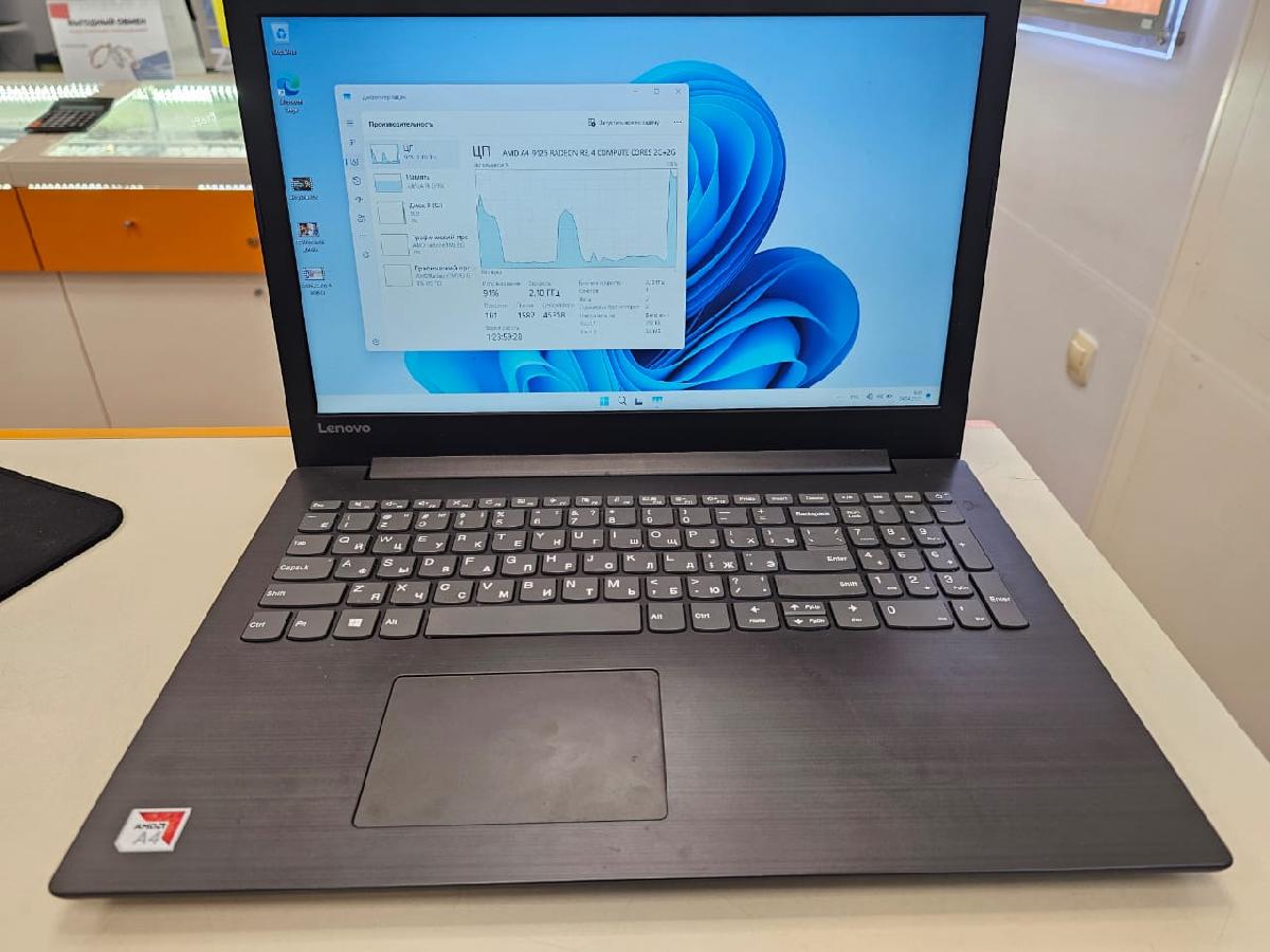 Ноутбук Lenovo; A4-9125, Radeon R3 series, 4 Гб, 256 Гб, Нет