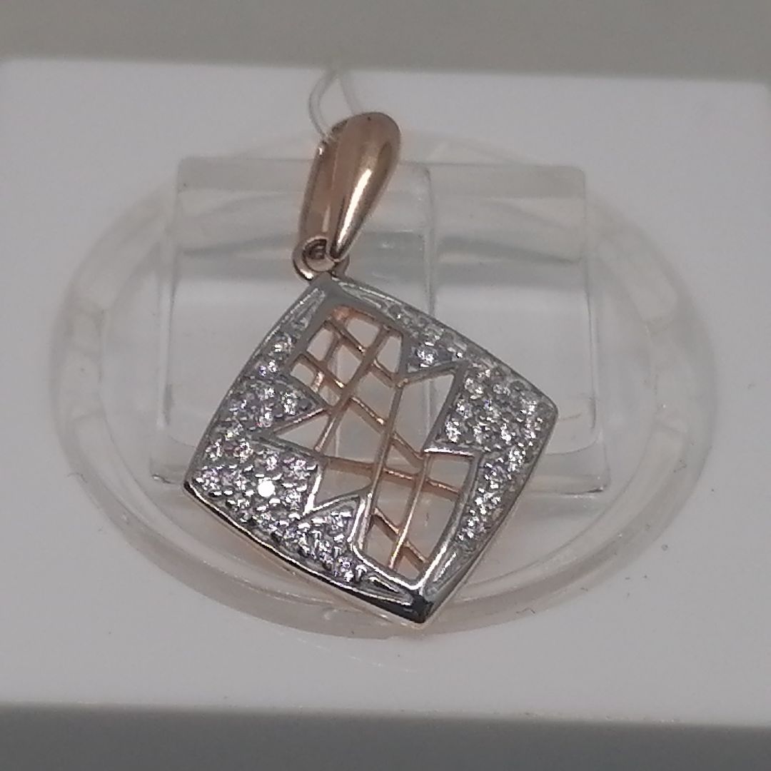 ПОДВЕСКА С КАМНЯМИ (Au 585)