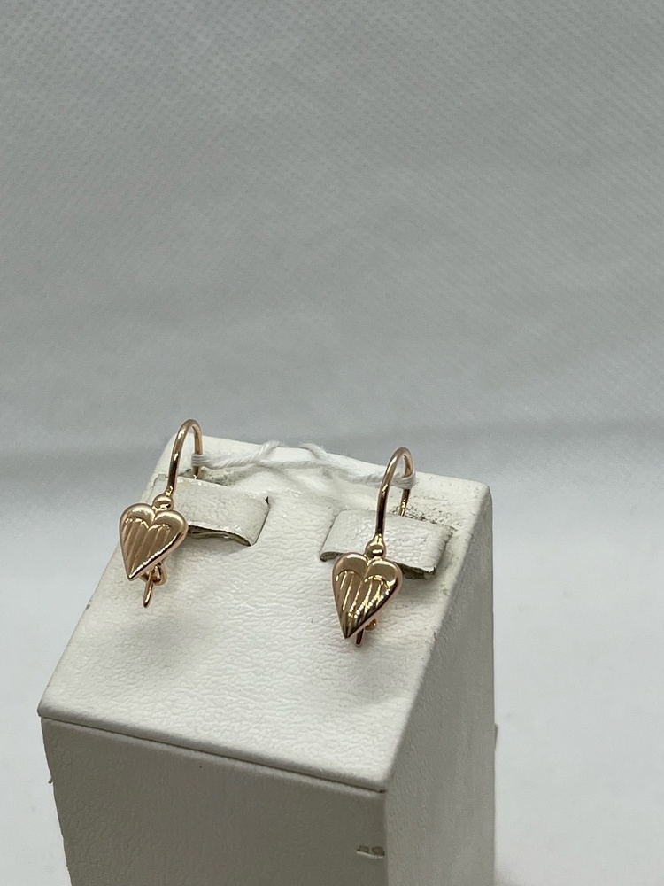 СБКМ583 СЕРЬГИ БЕЗ КАМНЯ (Au 583)