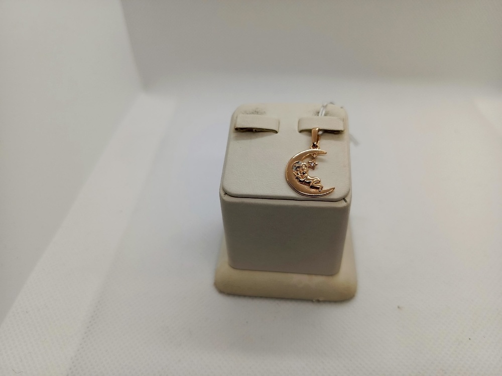 ПОДКМ585 ПОДВЕСКА С КАМНЕМ (Au 585)