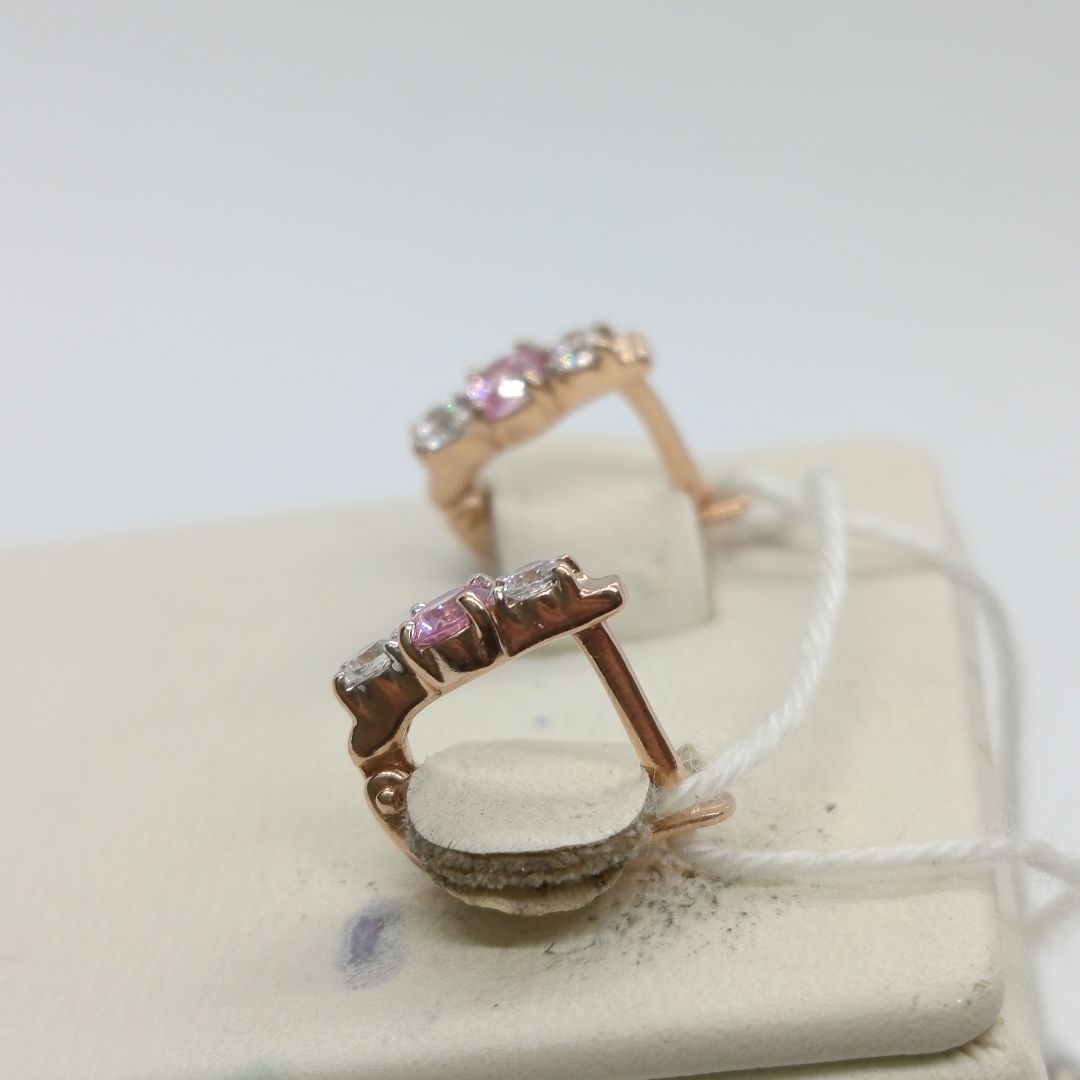 СЕРЬГИ С КАМНЯМИ (Au 585)