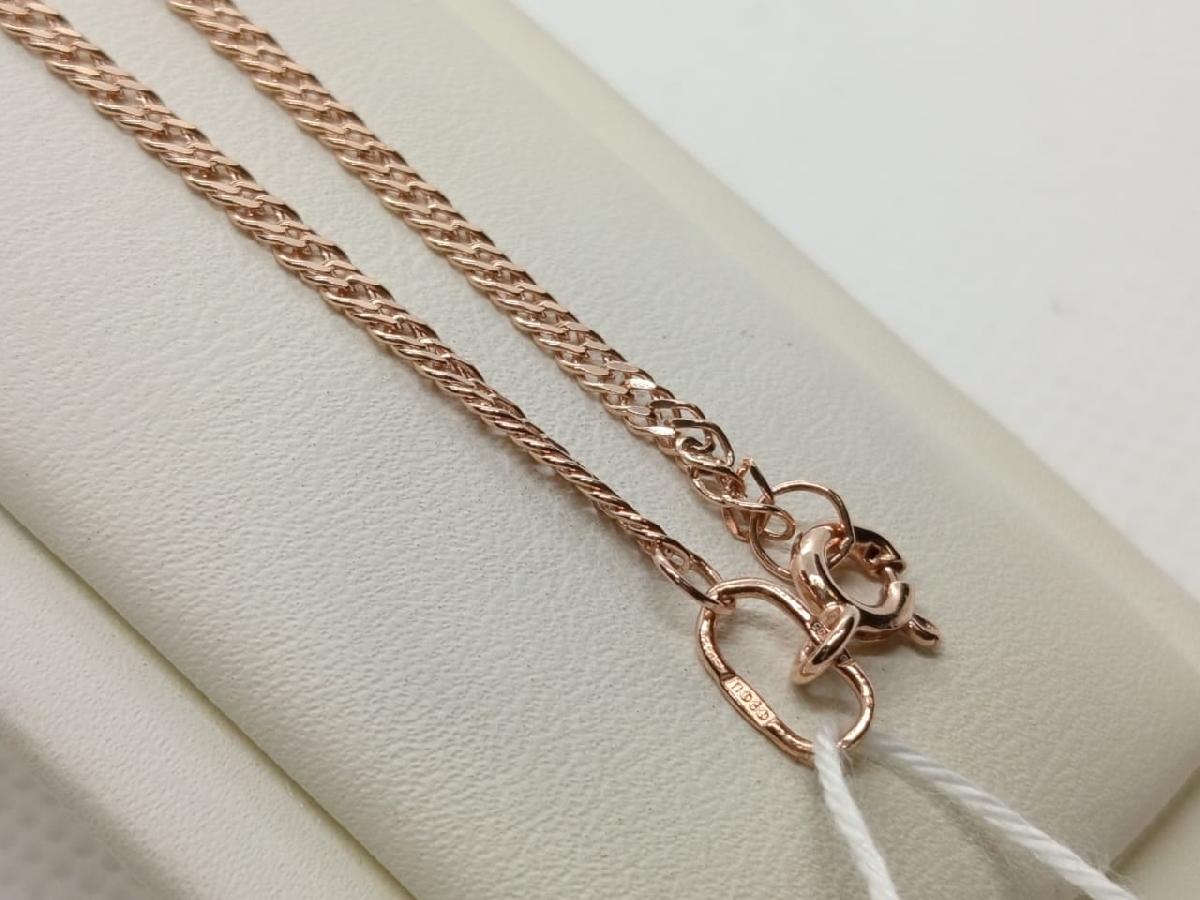 ЦЕПЬ ПОЛНОВЕСНАЯ Ромб двойной (Au 585)