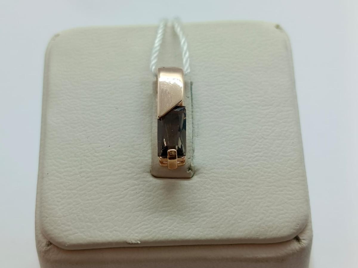 009643-1320 ПОДВЕСКА РАУХТОПАЗ (Au 585)