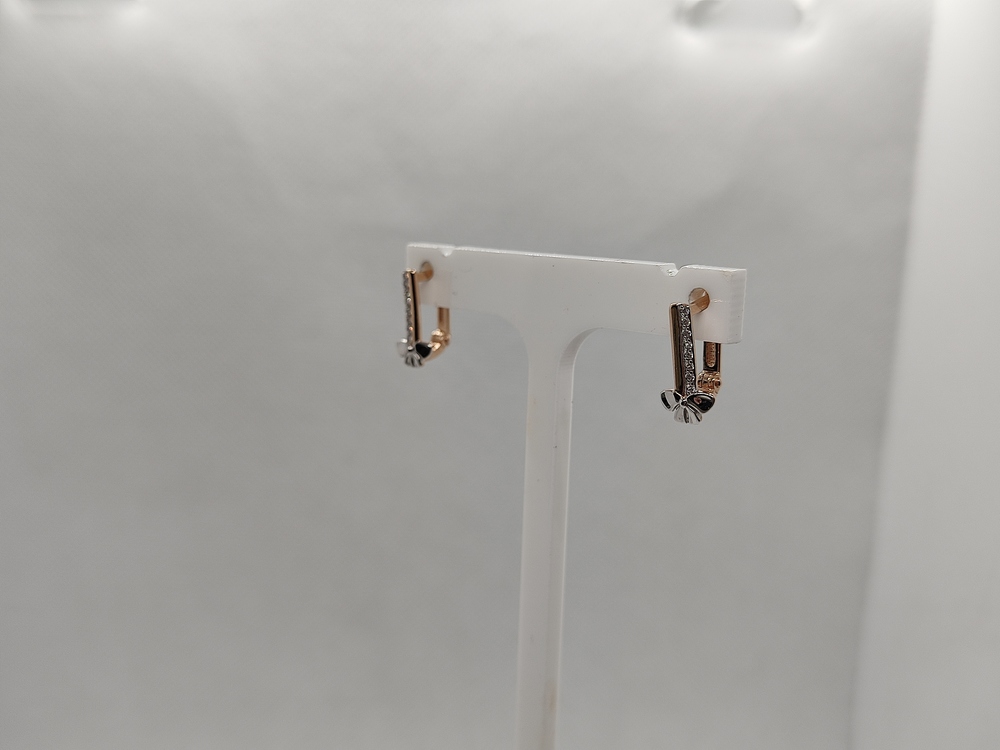 СЕРЬГИ С КАМНЯМИ (Au 585)