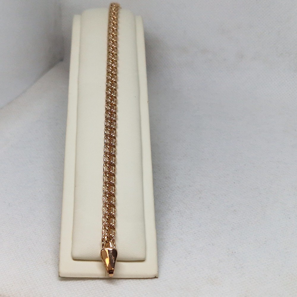 БЛБ585 БРАСЛЕТ ПОЛНОВЕСНЫЙ Бисмарк (Au 585)