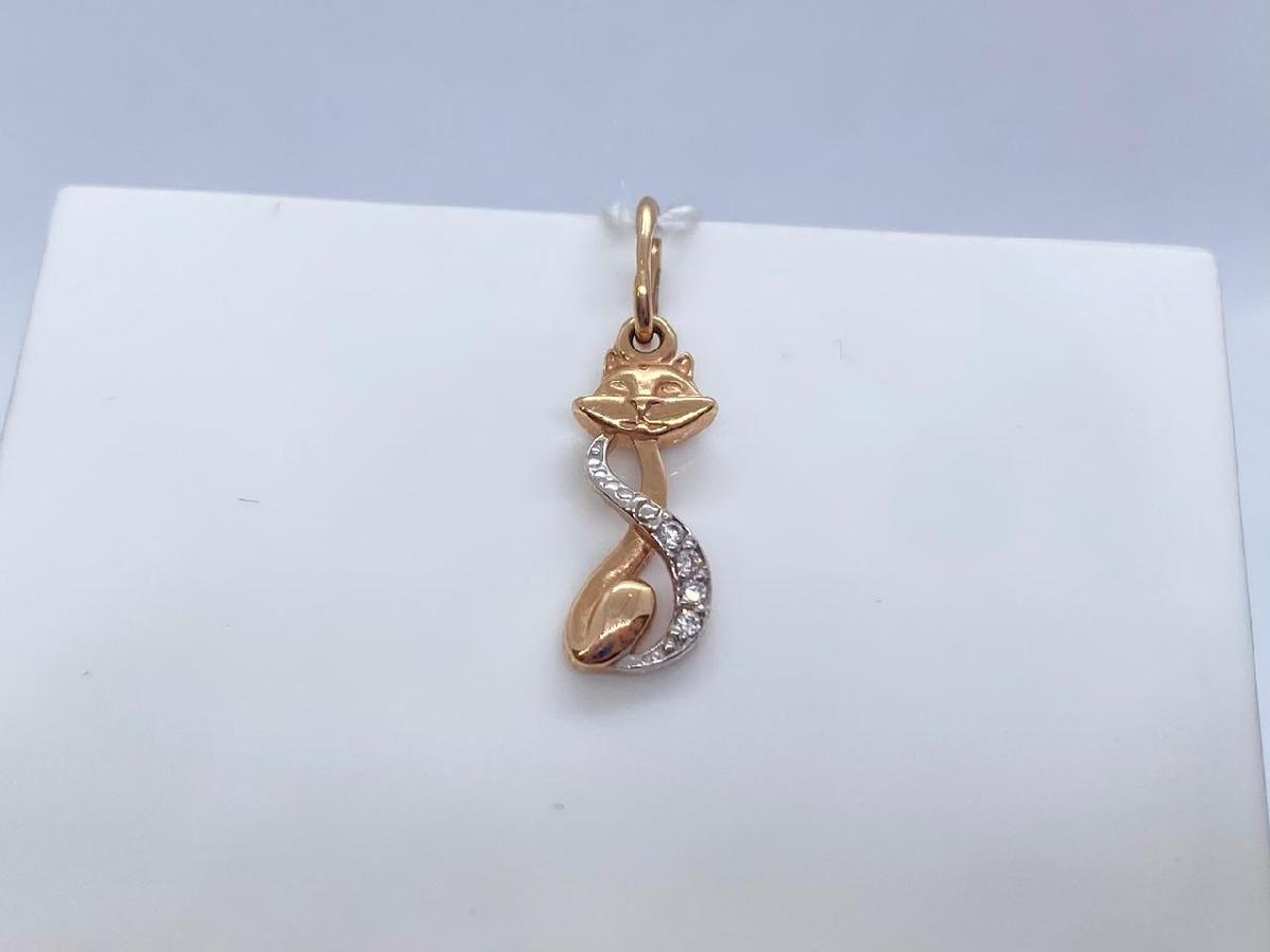 ПОДВЕСКА С КАМНЯМИ (Au 585)