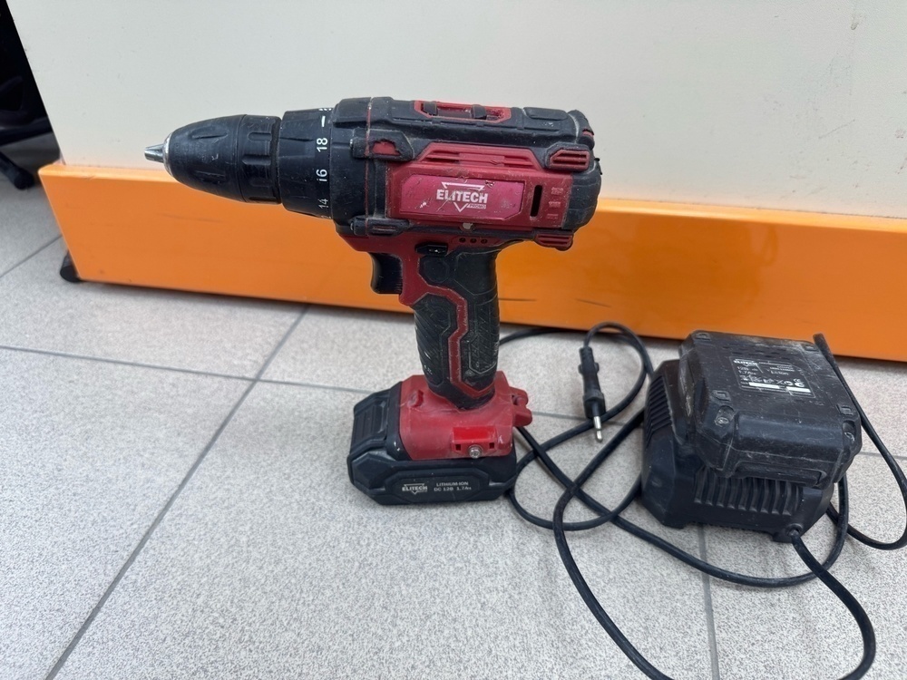 Шуруповерт Elitech ДА 12СЛ2 ПРОМО;