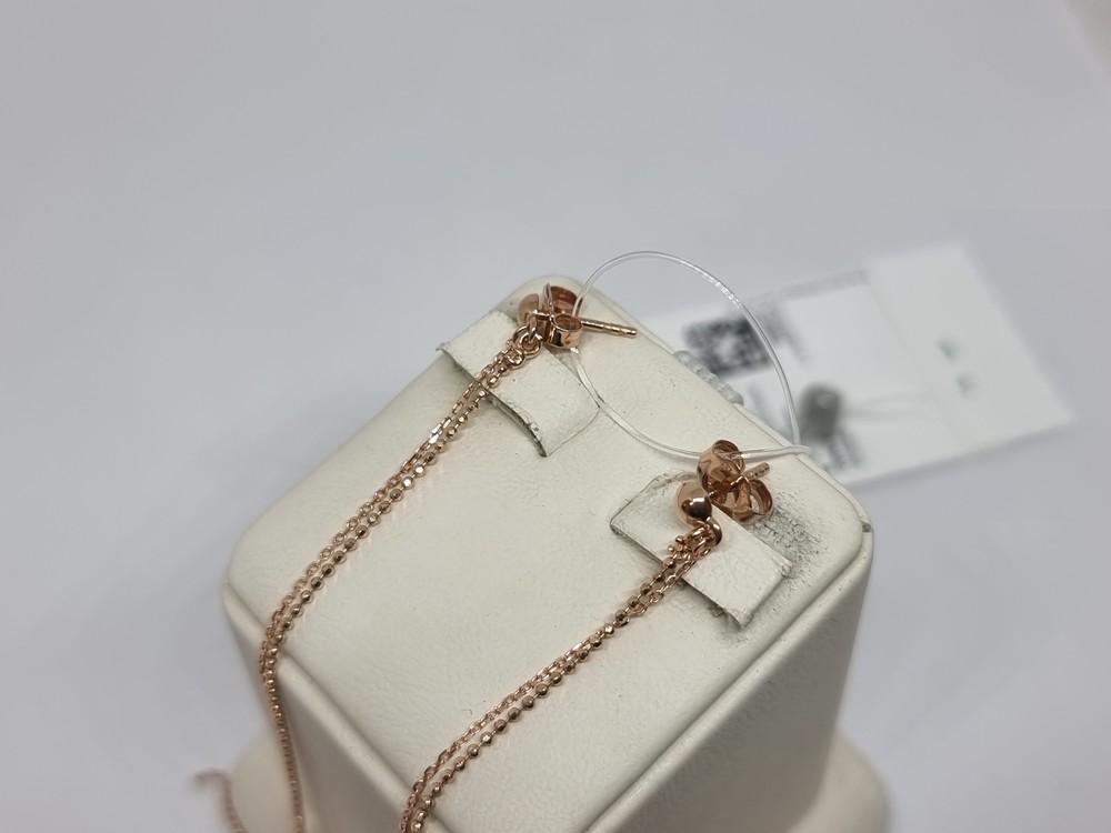 СЕРЬГИ ПУСЕТЫ без камня (Au 585)