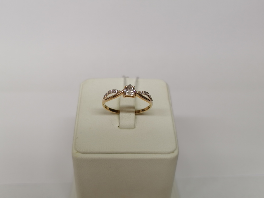 КОЛКМИ585 КОЛЬЦО С КАМНЯМИ (Au 585)