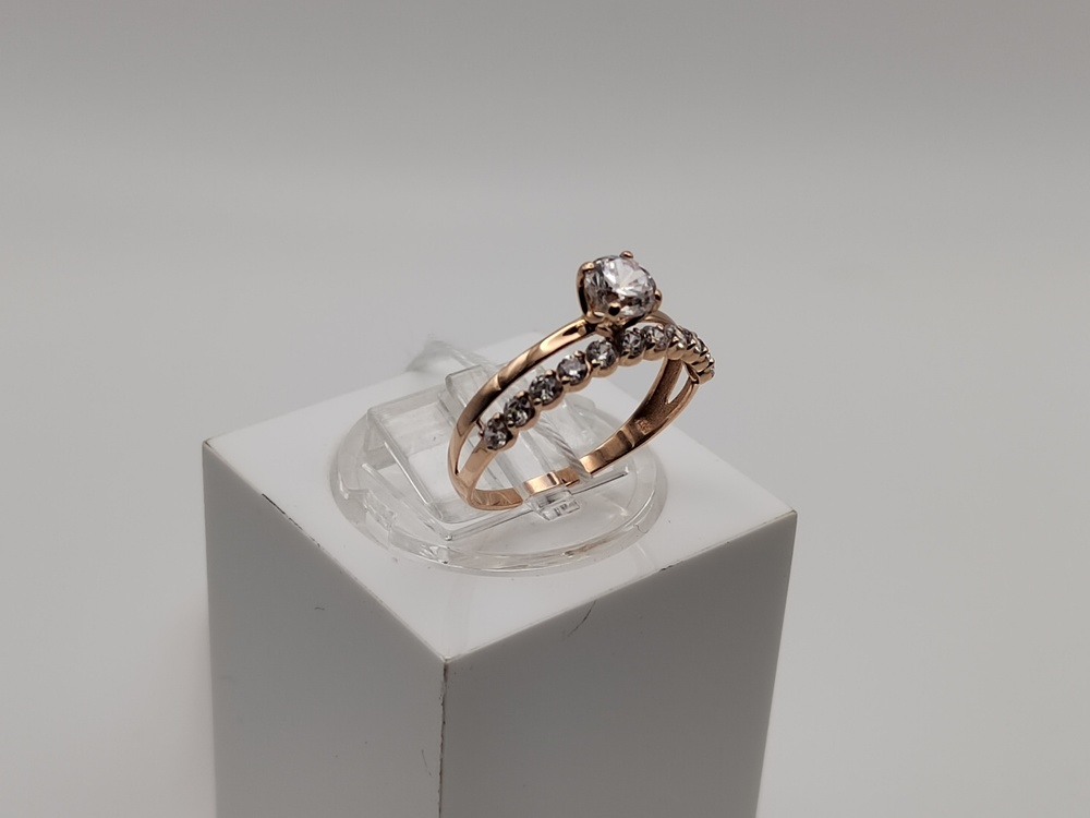 КОЛКМИ585 КОЛЬЦО С КАМНЯМИ (Au 585)