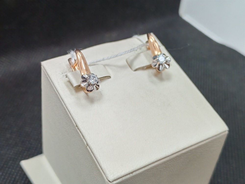 СЕРЬГИ С КАМНЯМИ (Au 585)