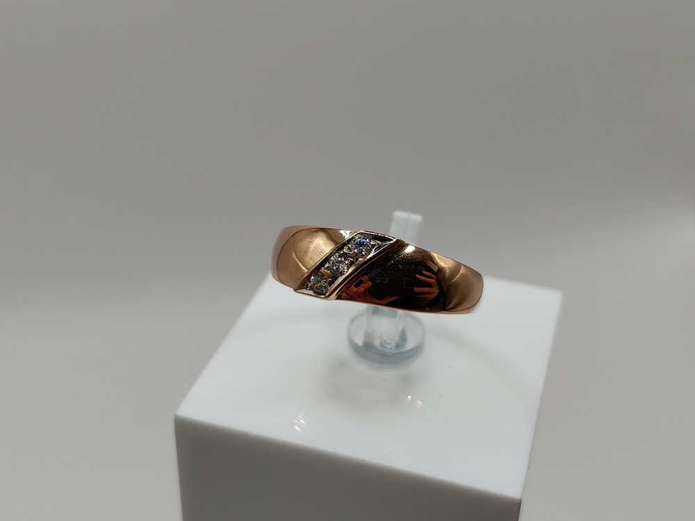 КОЛКМИ585 КОЛЬЦО С КАМНЯМИ (Au 585)