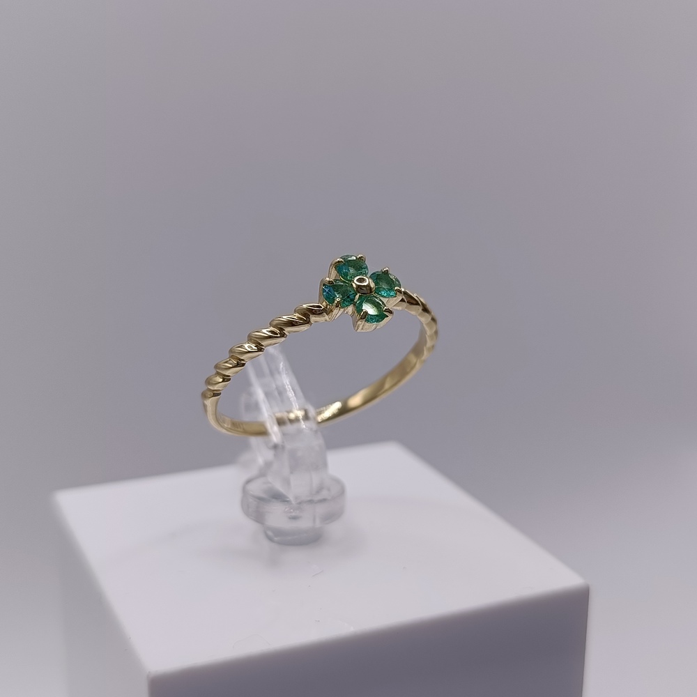 КОЛКМИ585 КОЛЬЦО С КАМНЯМИ (Au 585)