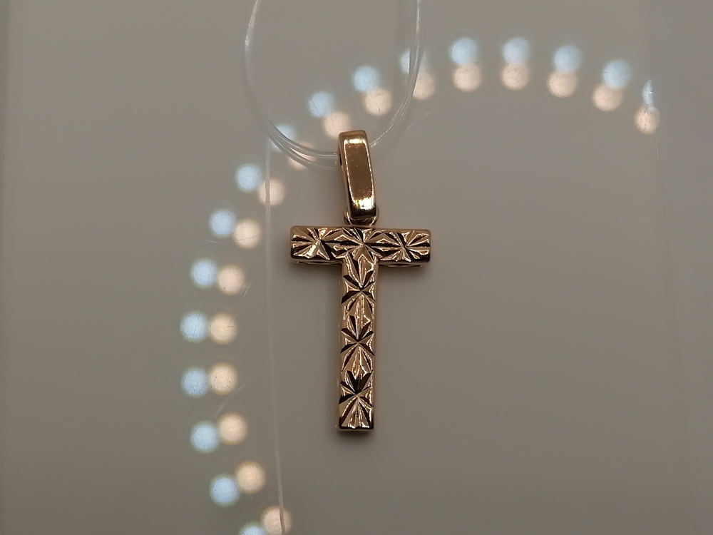 ПОДВЕСКА БУКВА Т без камня (Au 585)