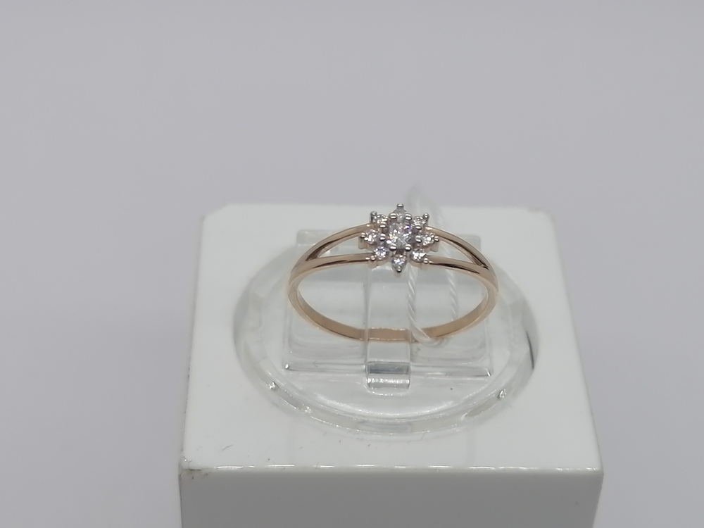 КОЛКМИ585 КОЛЬЦО С КАМНЯМИ (Au 585)