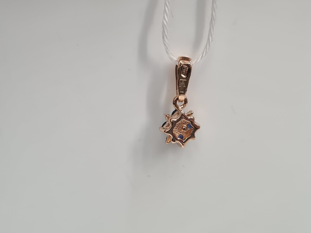 ПОДКМИ585 ПОДВЕСКА С КАМНЯМИ (Au 585)