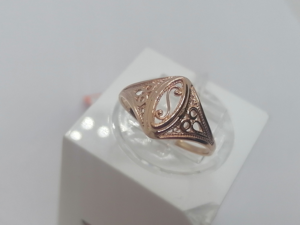 КОЛЬЦО БЕЗ КАМНЯ (Au 585)