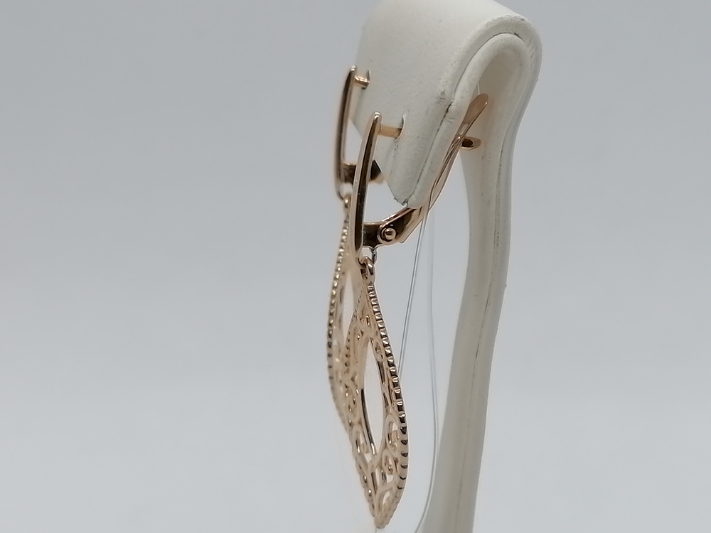 СЕРЬГИ БЕЗ КАМНЯ (Au 585)