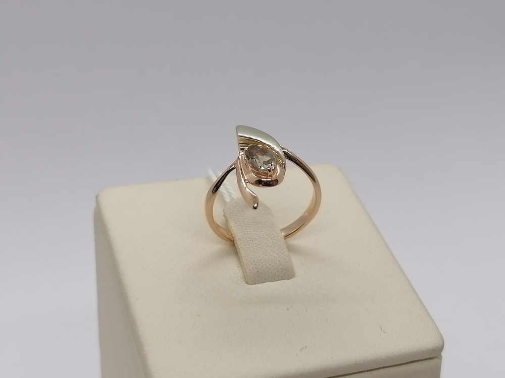 КОЛКМ585 КОЛЬЦО С КАМНЕМ (Au 585)