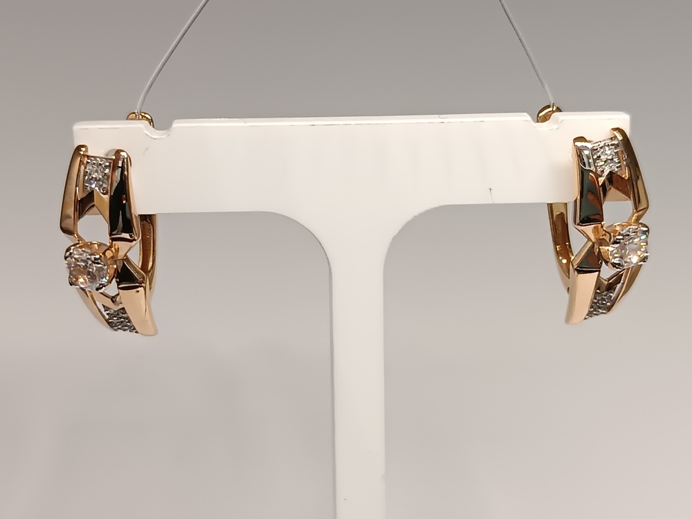 СЕРЬГИ С КАМНЯМИ (Au 585)