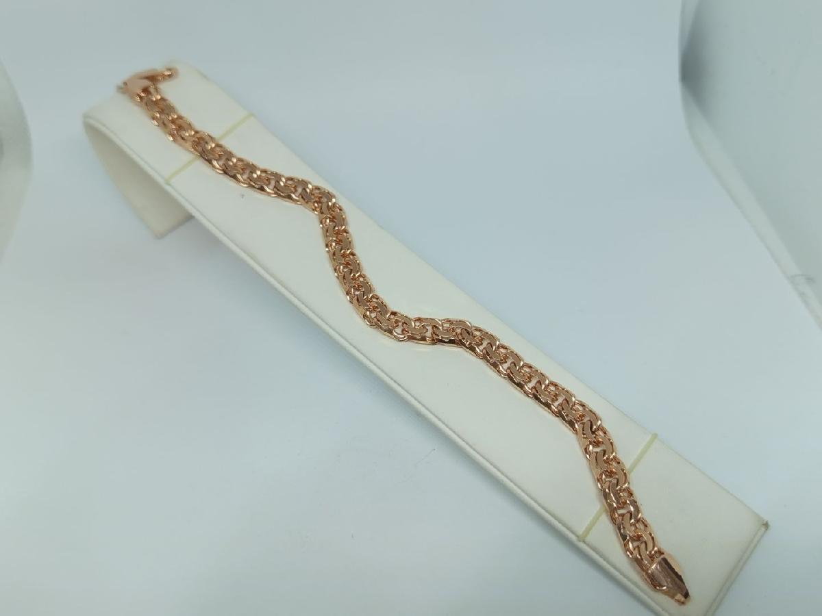 БЛБ585 БРАСЛЕТ ПОЛНОВЕСНЫЙ Бисмарк (Au 585)