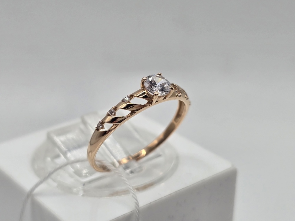 КОЛКМИ585 КОЛЬЦО С КАМНЯМИ (Au 585)