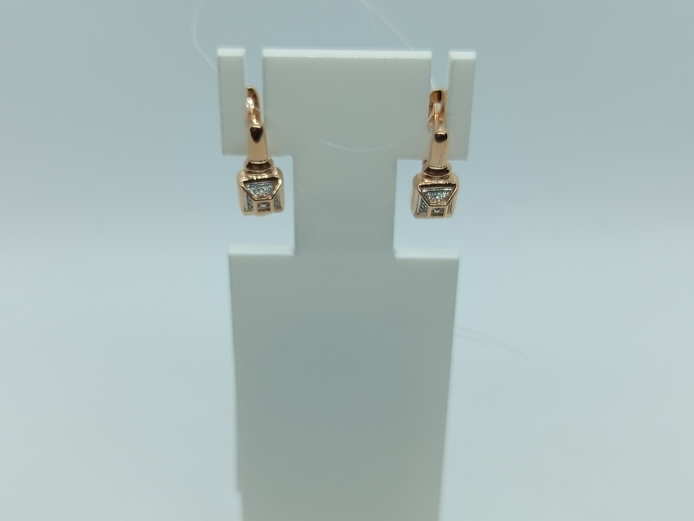 СЕРЬГИ С КАМНЯМИ (Au 585)