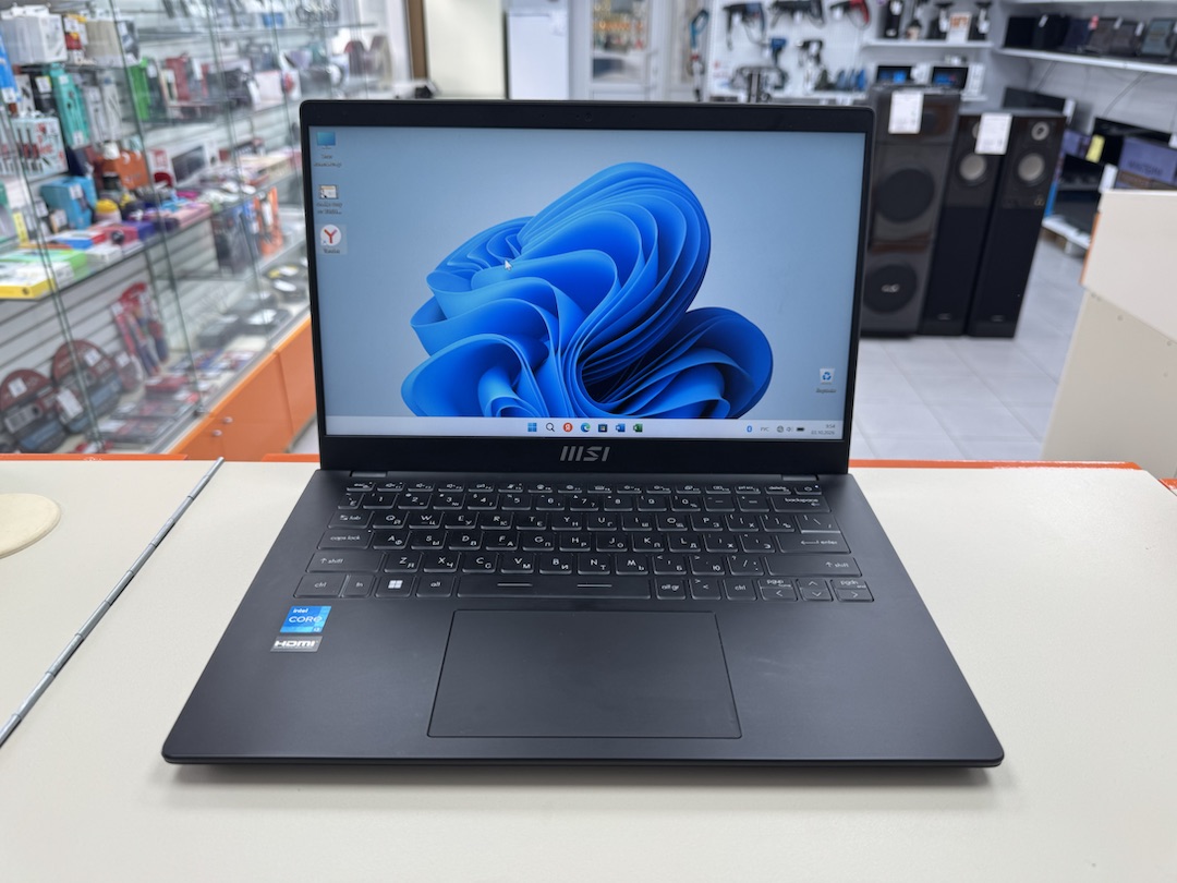 Ноутбук MSI Modern 14; Core i3-1215U, Intel UHD Graphics, 8 Гб, 256 Гб, Нет