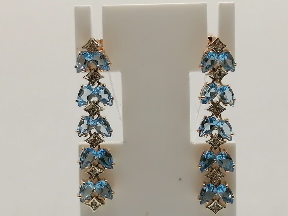 СЕРЬГИ БРИЛЛИАНТ (Au 585)