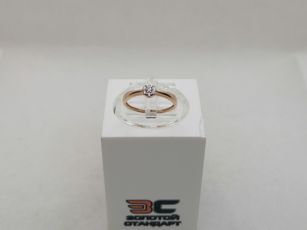 КОЛКМИ585 КОЛЬЦО С КАМНЯМИ (Au 585)