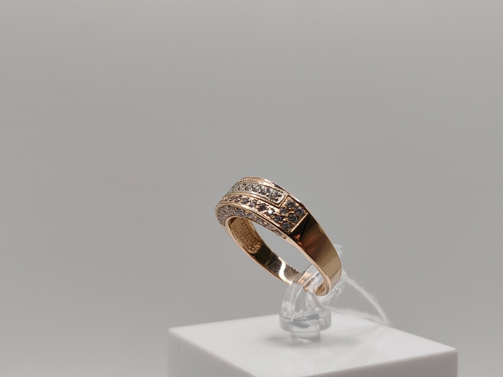 КОЛКМИ585 КОЛЬЦО С КАМНЯМИ (Au 585)