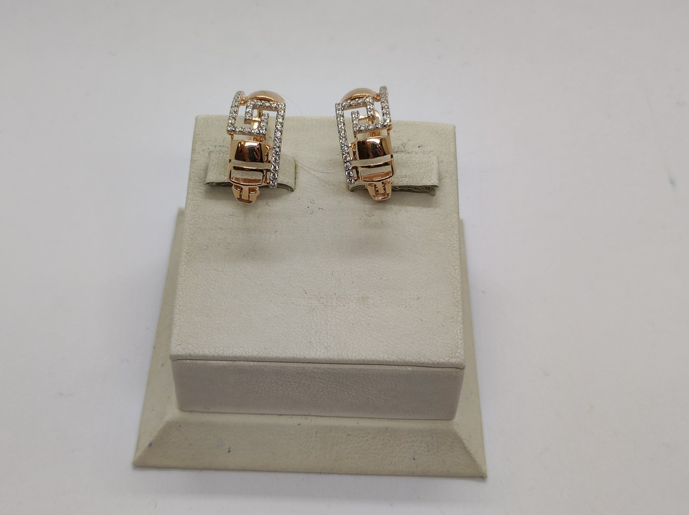 СЕРЬГИ С КАМНЯМИ (Au 585)