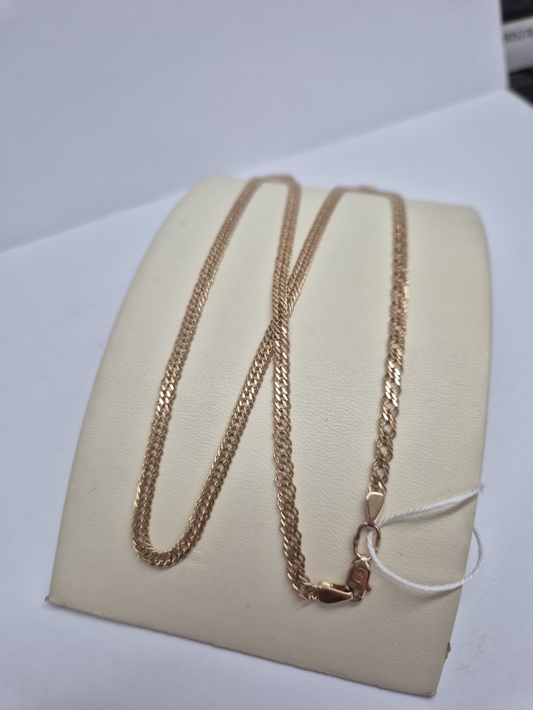 ЦЛР3585 ЦЕПЬ ПОЛНОВЕСНАЯ Ромб тройной (Au 585)