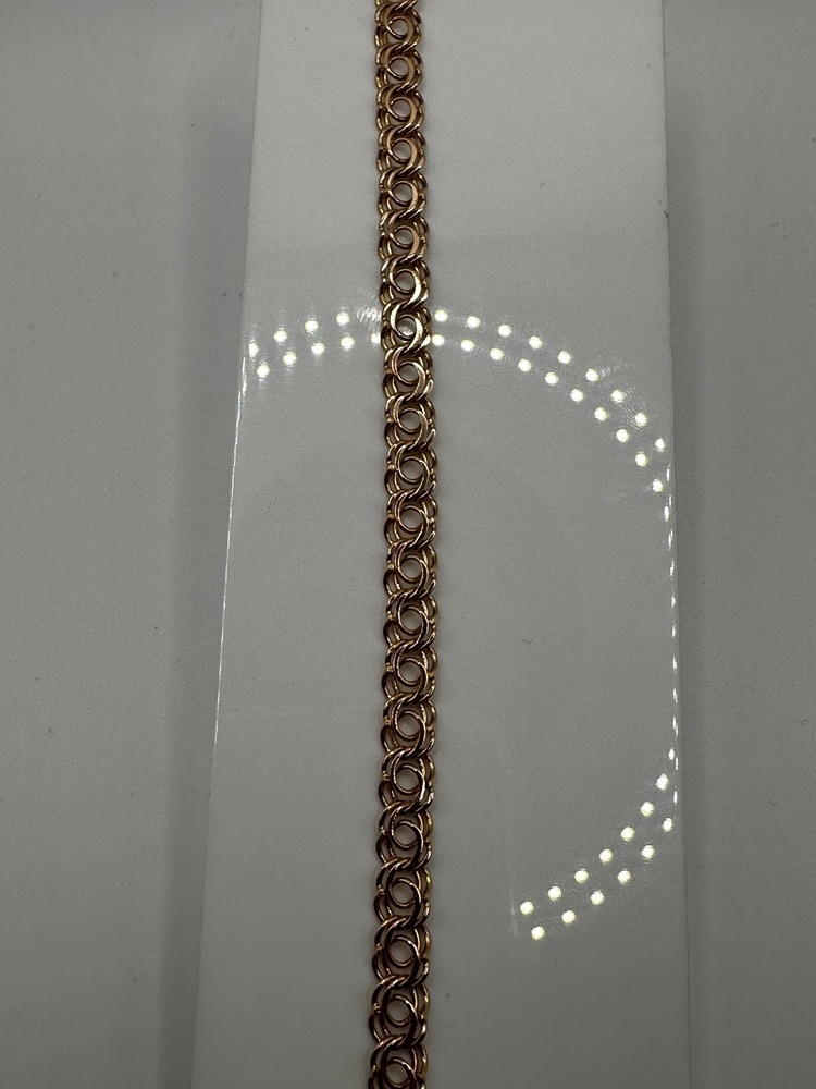 БЛБ585 БРАСЛЕТ ПОЛНОВЕСНЫЙ Бисмарк (Au 585)