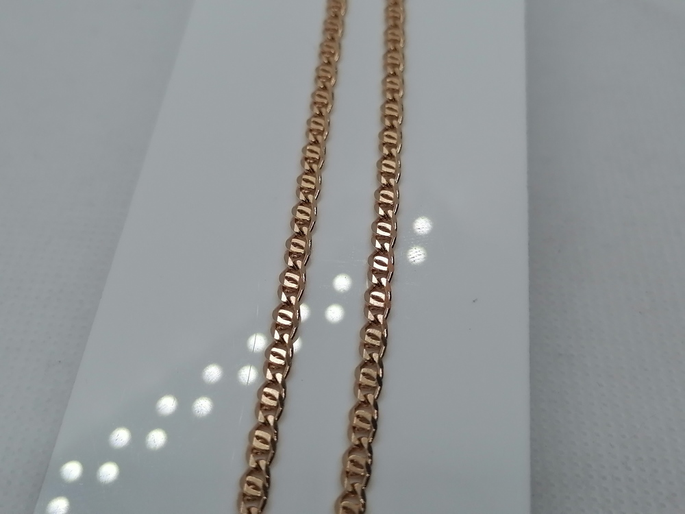 ЦЕПЬ ПОЛНОВЕСНАЯ Птичий глаз(глаз пантеры) (Au 585)