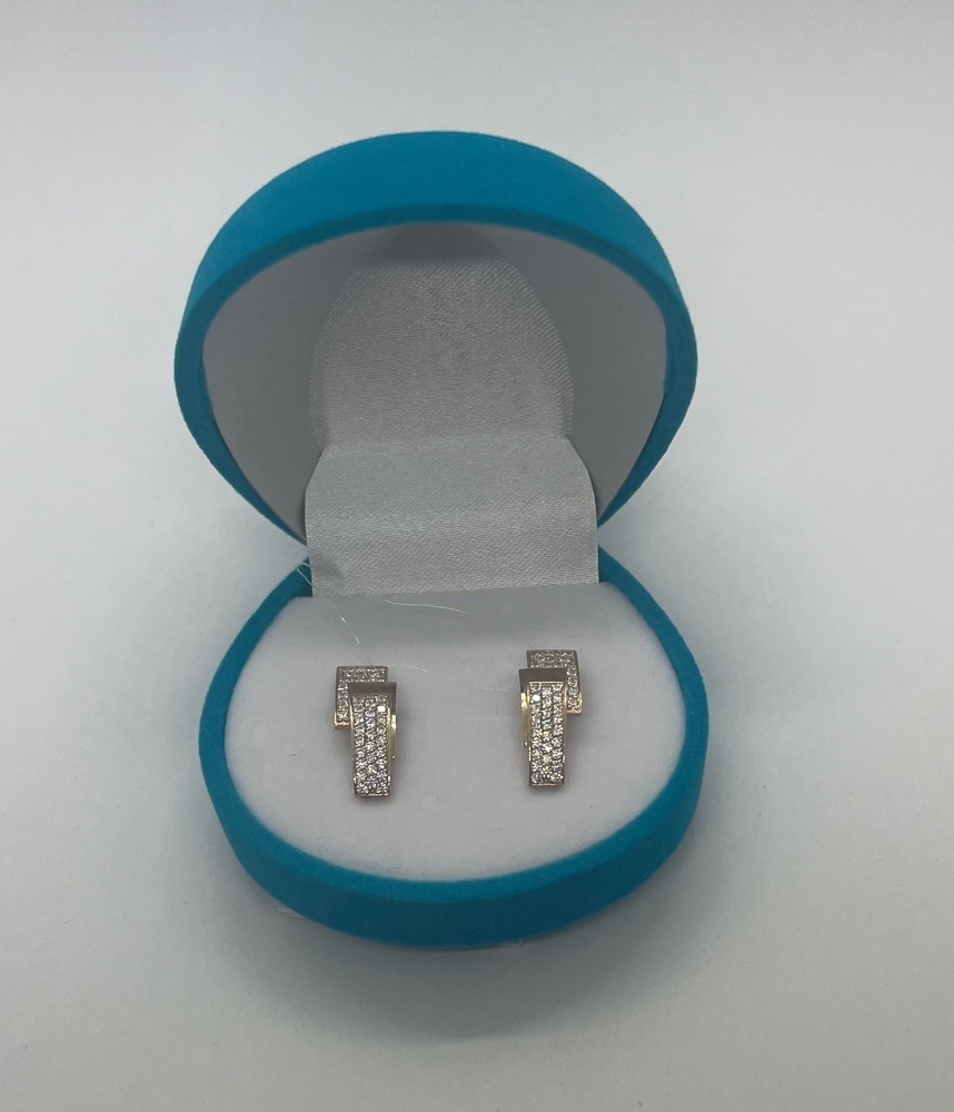 СЕРЬГИ С КАМНЯМИ (Au 585)