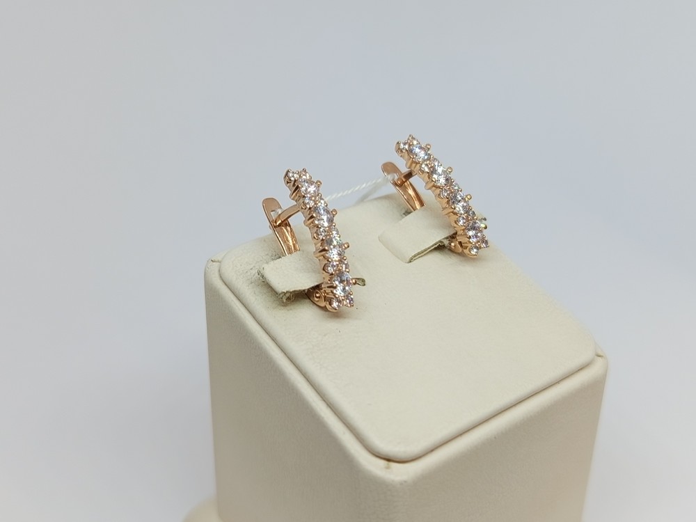 СЕРЬГИ С КАМНЯМИ (Au 585)