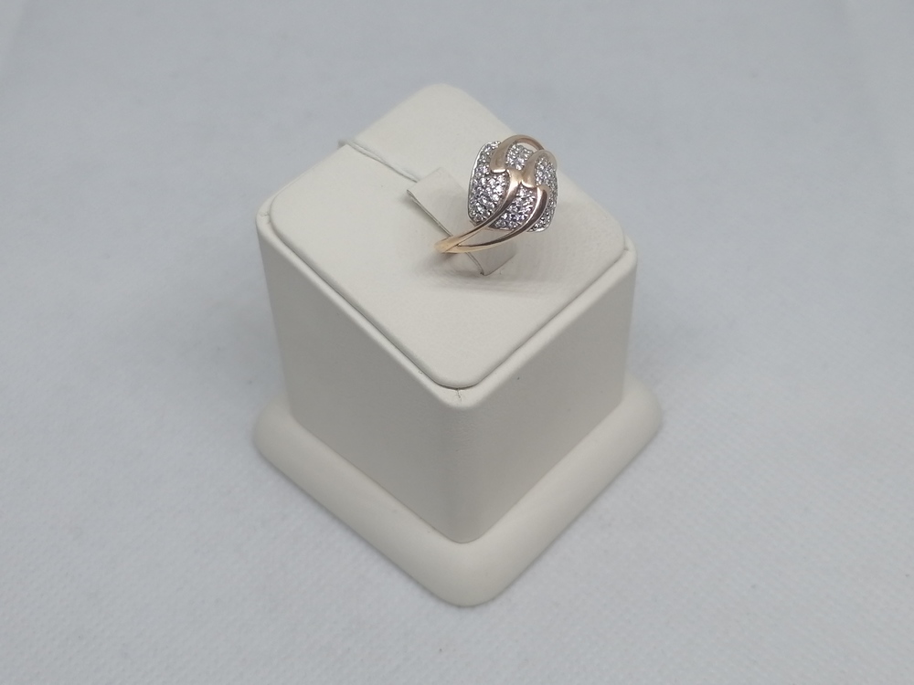 КОЛКМИ585 КОЛЬЦО С КАМНЯМИ (Au 585)