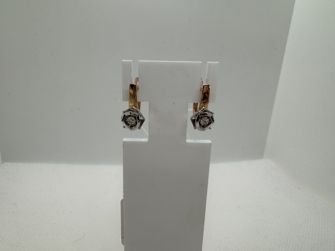 СЕРЬГИ БРИЛЛИАНТ (Au 585)