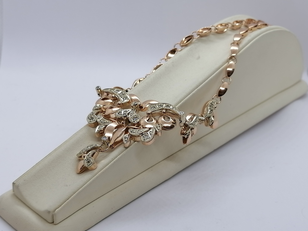 КОЛЬЕ БРИЛЛИАНТ Au 585