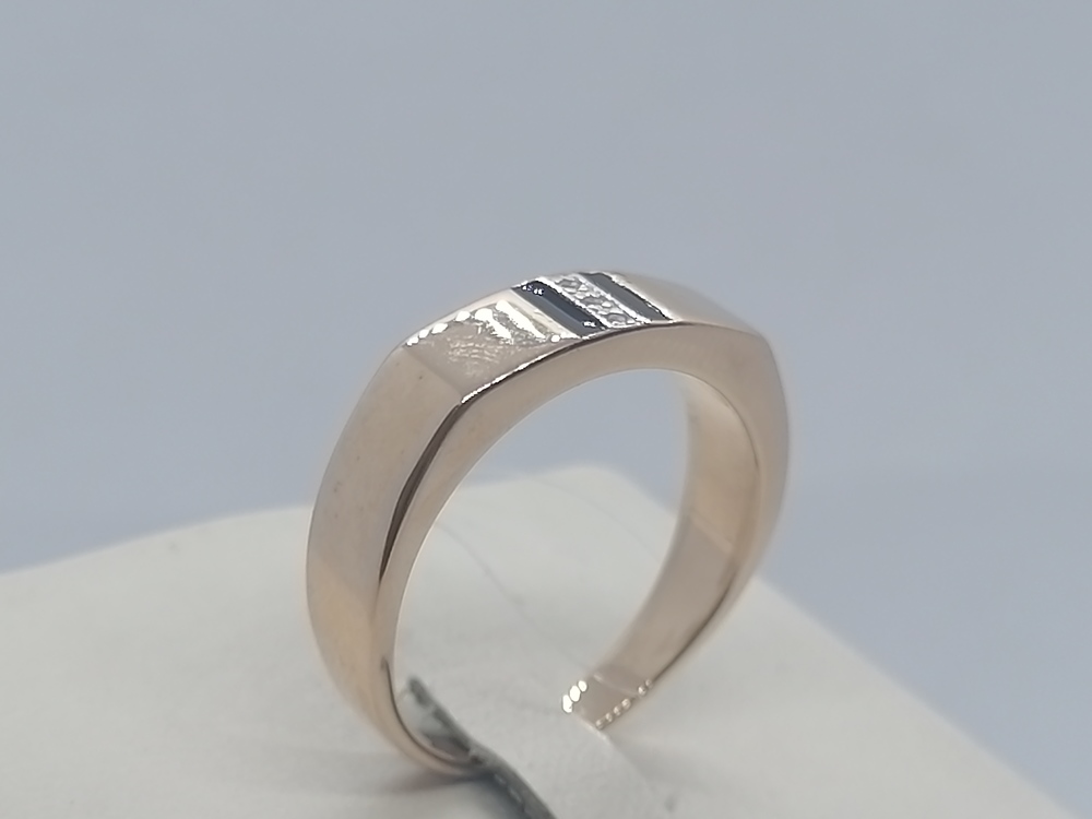 ПЕЧАТКА С КАМНЯМИ (Au 585)