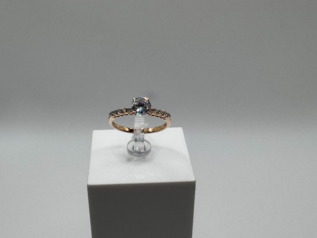 КОЛКМИ585 КОЛЬЦО С КАМНЯМИ (Au 585)