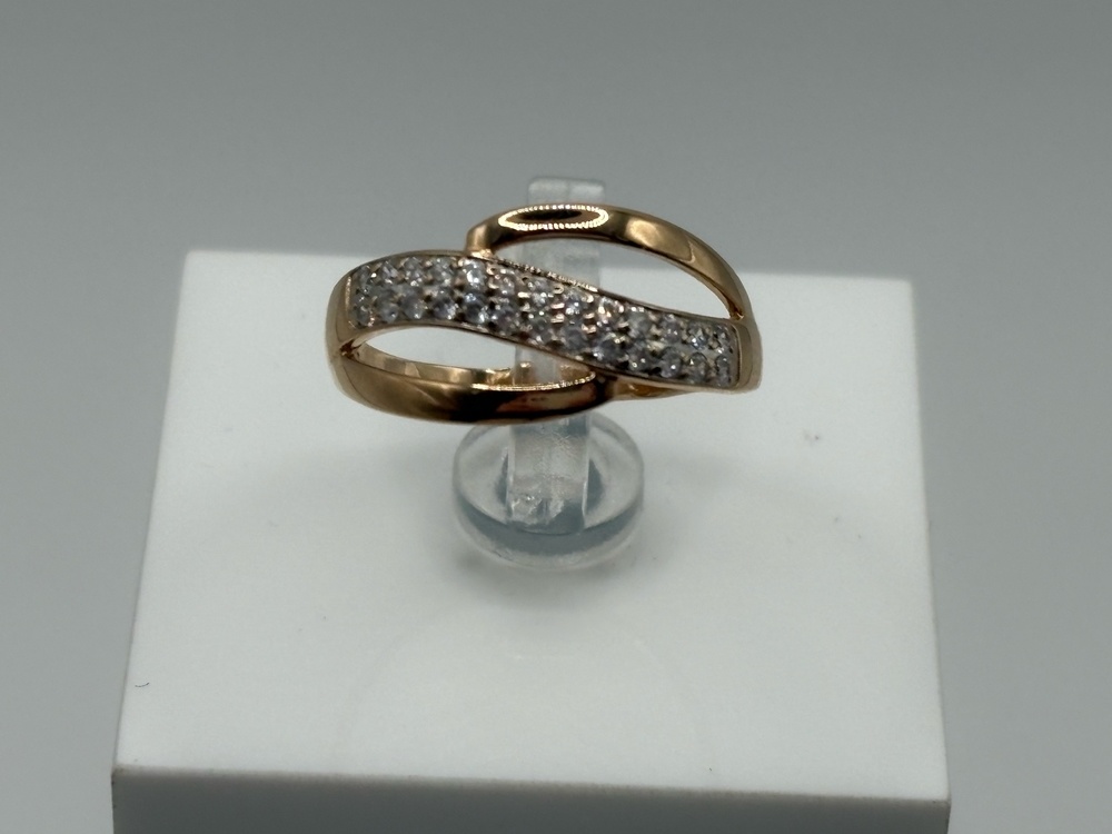 КОЛКМИ585 КОЛЬЦО С КАМНЯМИ (Au 585)