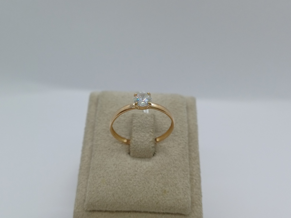 КОЛЬЦО С КАМНЕМ (Au 585)