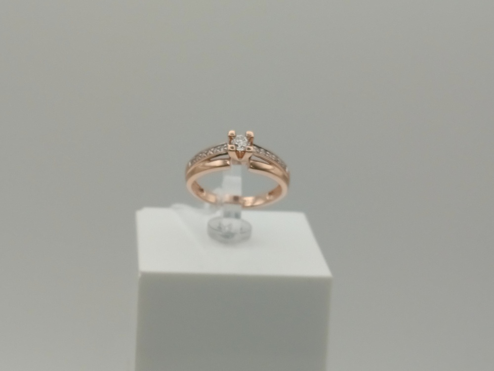 КОЛЬЦО БРИЛЛИАНТ Au 585