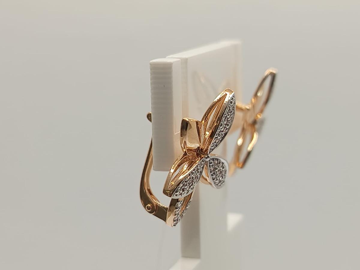 СЕРЬГИ С КАМНЯМИ (Au 585)