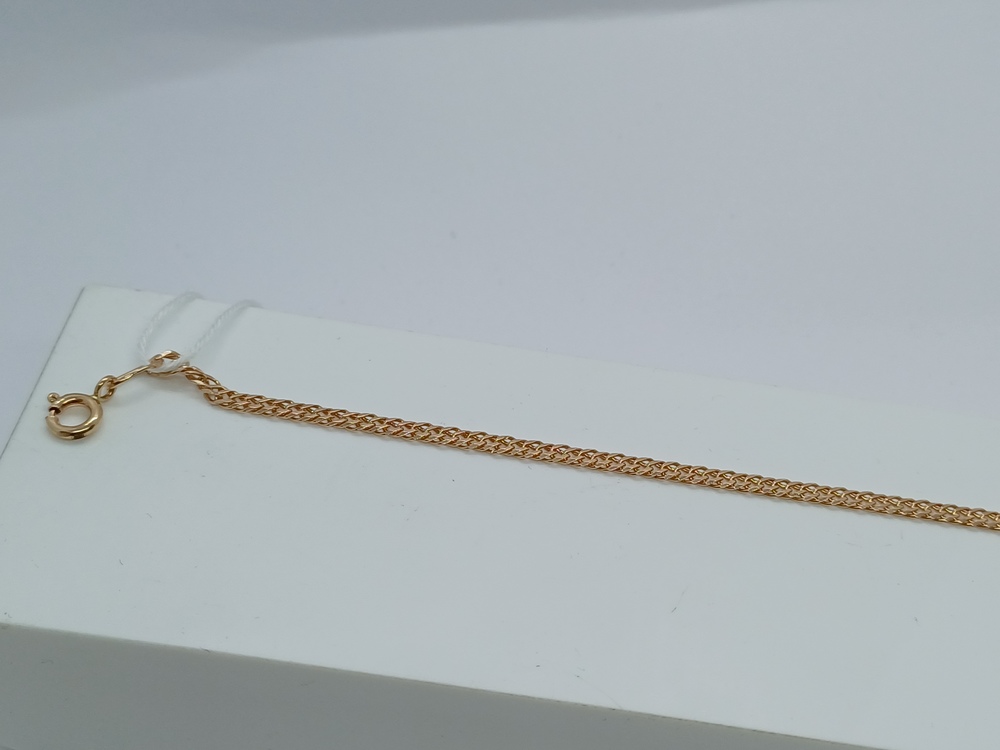 БРАСЛЕТ ПОЛНОВЕСНЫЙ Ромб двойной Au 585