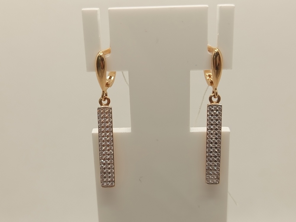 СЕРЬГИ С КАМНЯМИ (Au 585)