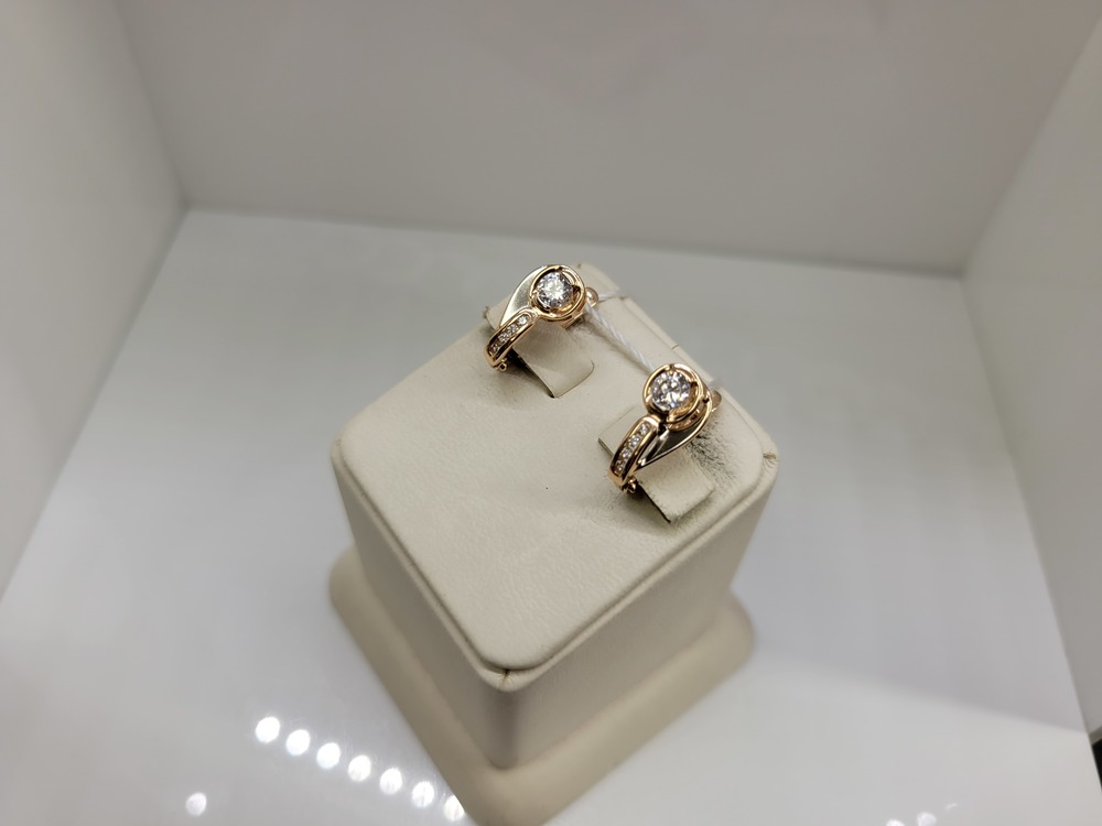 СЕРЬГИ С КАМНЯМИ (Au 585)