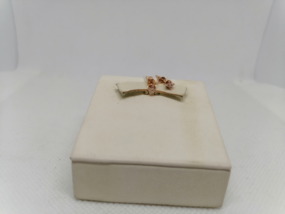 СПУС585 СЕРЬГИ ПУСЕТЫ (Au 585)